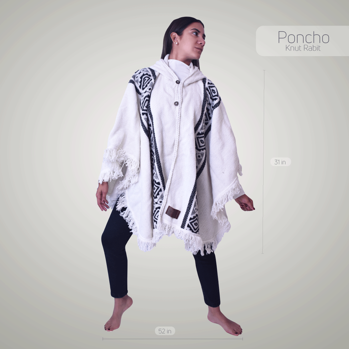 Wool Ponchos - Kunu Rabbit