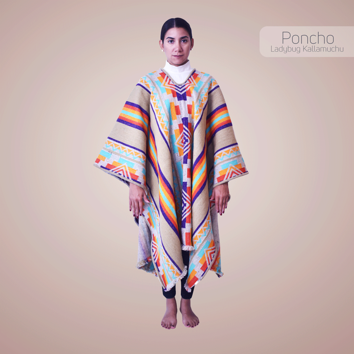 Wool Ponchos - Ladybug Kallamuchu