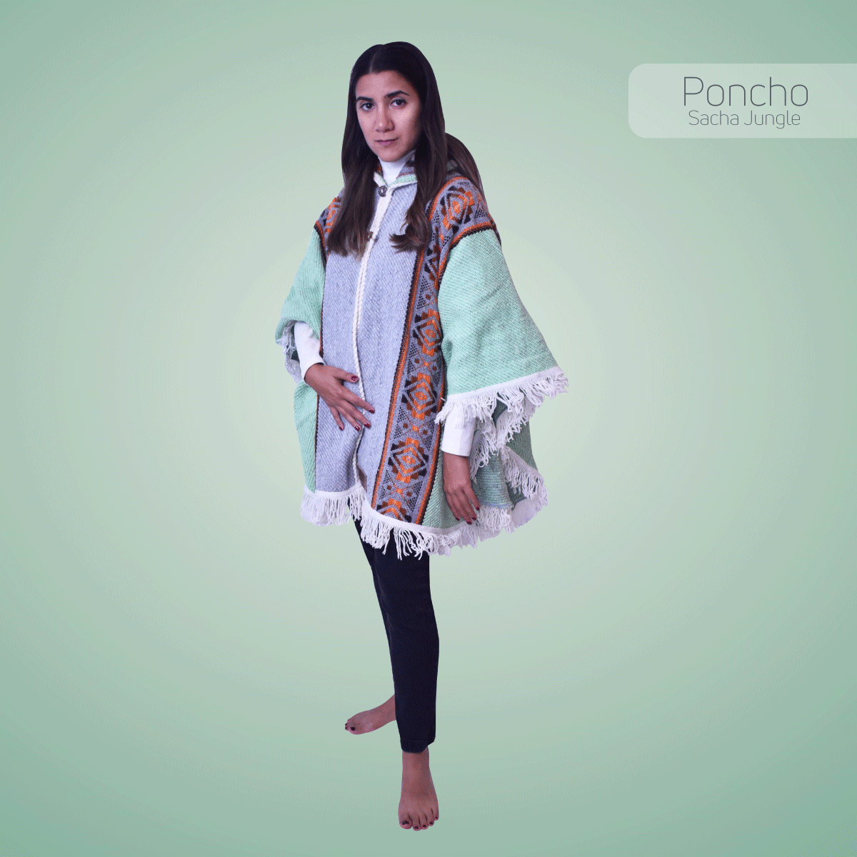 Wool Ponchos - Sacha Jungle