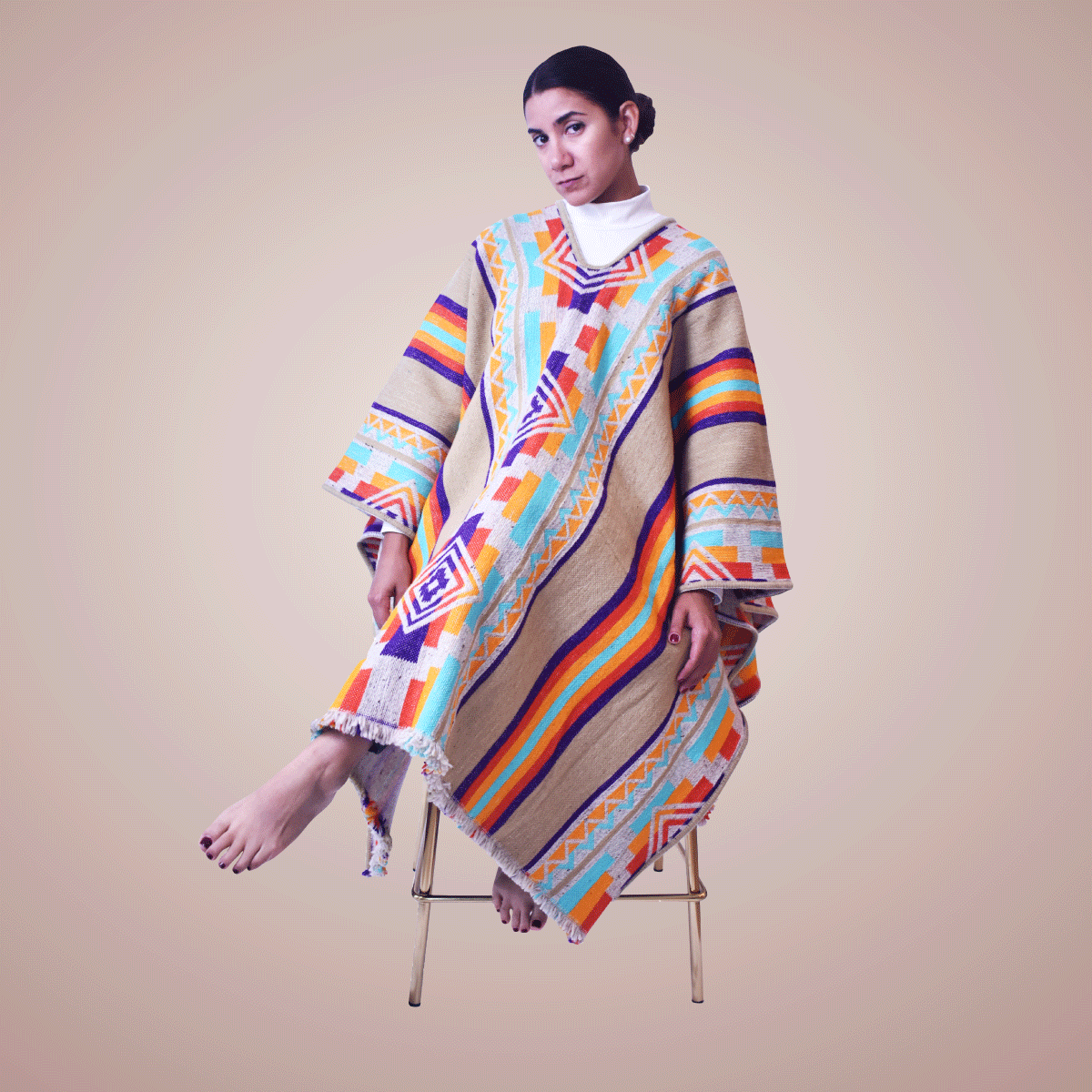 Wool Ponchos - Ladybug Kallamuchu